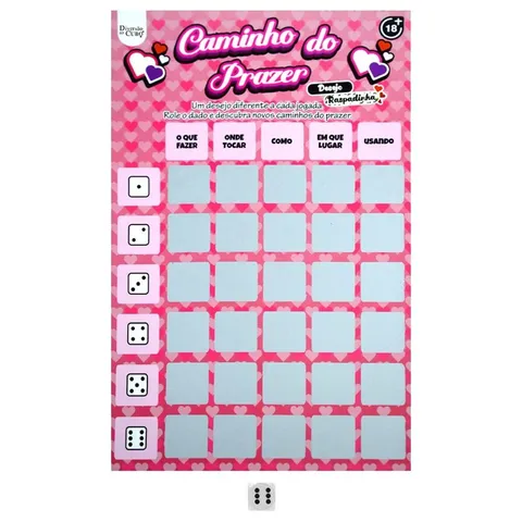 Jogo Raspadinha Caminho do Prazer Diversão ao Cubo