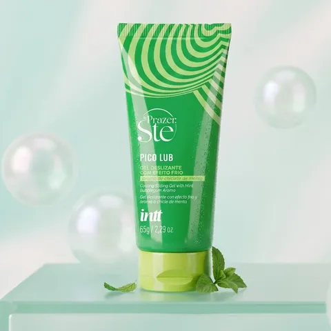Pico Lub by prazer sté gel deslizante com aroma de chiclete de menta e efeito ice – 65 g