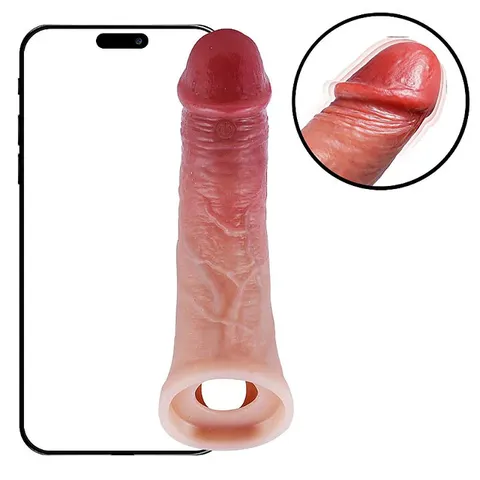 Capa Peniana com Vibro por app de celular