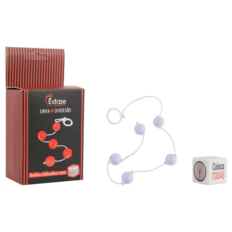Kit Bolinha Tailandesa P com Dadinho - lilás – Ref. 128158