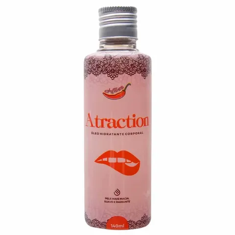 Atraction Óleo Hidratante Sensual 140 ml – Chillies
