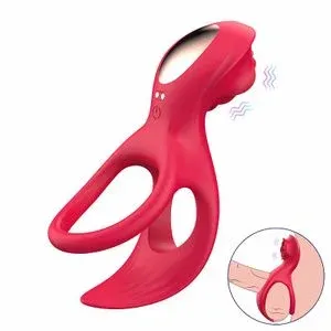 Anel Duplo com Vibro e Controle Remoto – Nolan