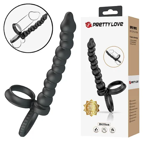 Anel Companheiro com Plug Anal Escalonado - Dillion – Pretty Love