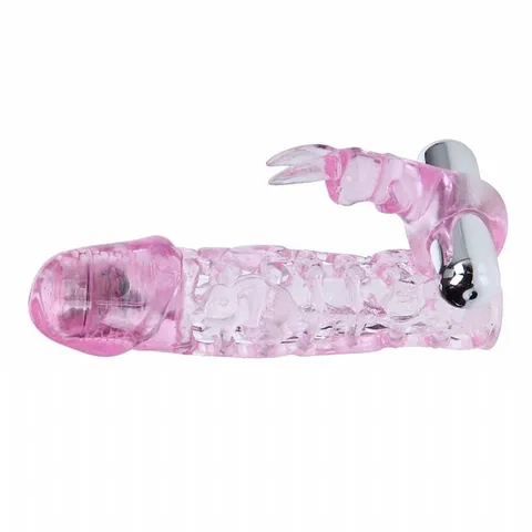 Capa Peniana 14 cm com Duplo Vibrador – Baile