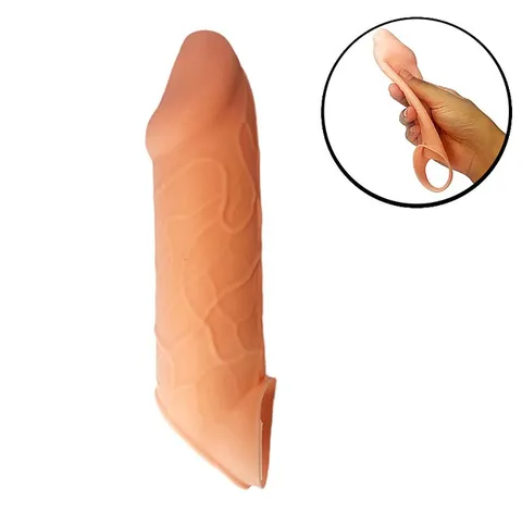 Capa Peniana 20 x 4,2 cm c/ Anel – silicone