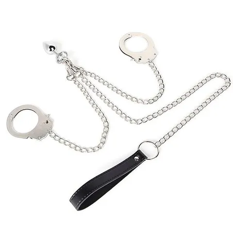 Algema com Plug Anal de Aço com Guia