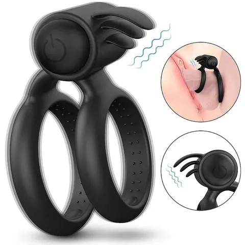Anel Peniano Duplo com Vibro - Nightcrawler