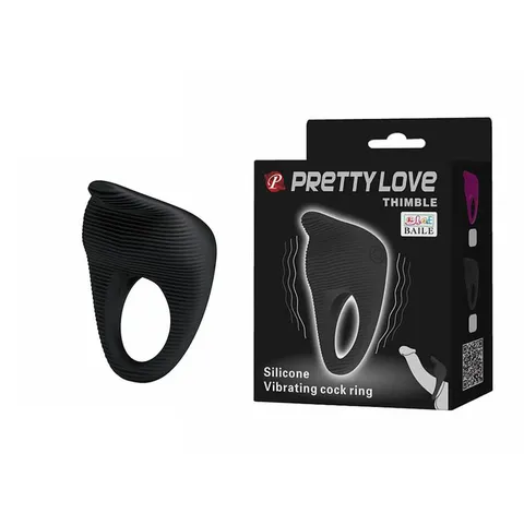 Anel Peniano Thimble com Vibrador – Pretty Love