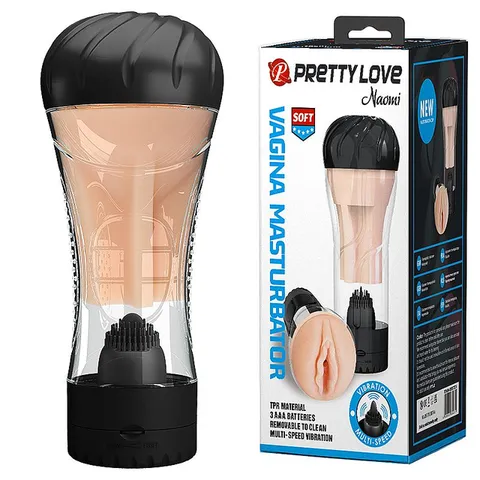 Masturbador Lanterna formato de vagina - Naomi - Pretty Love – Pilha