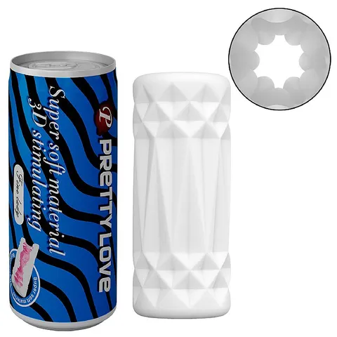 Masturbador Masculino Formato de Lata - Super Soft 2 – Pretty Love