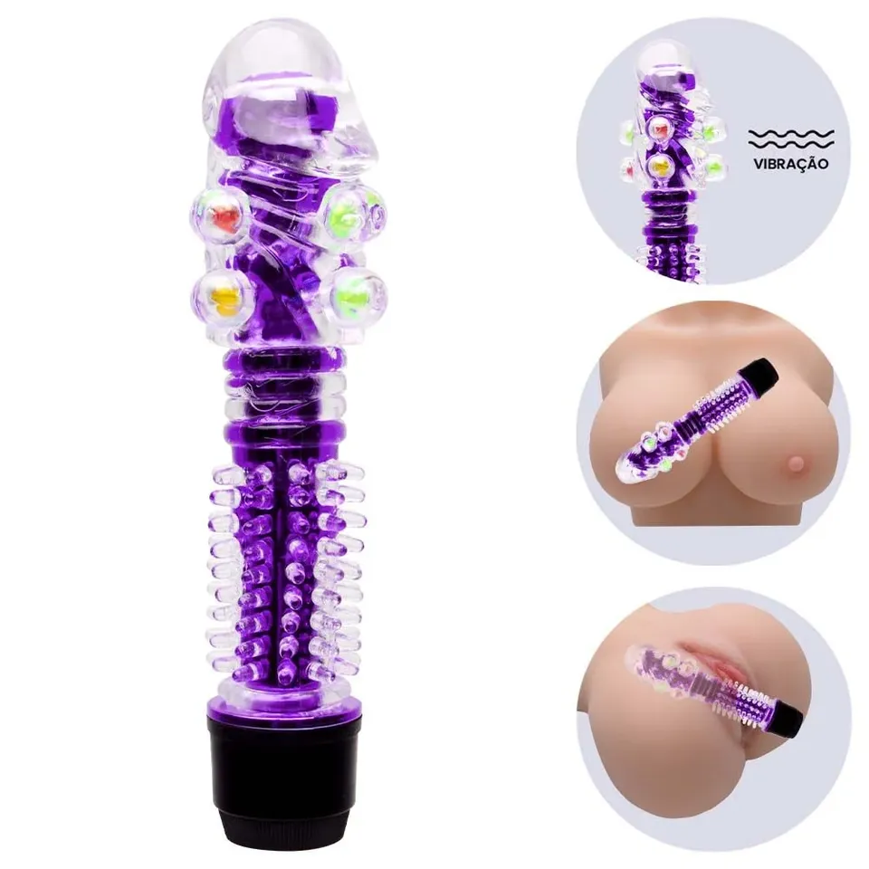 Vibrador Personal Capa Texturizada- multivelocidade – pilha — foto 1 de 2