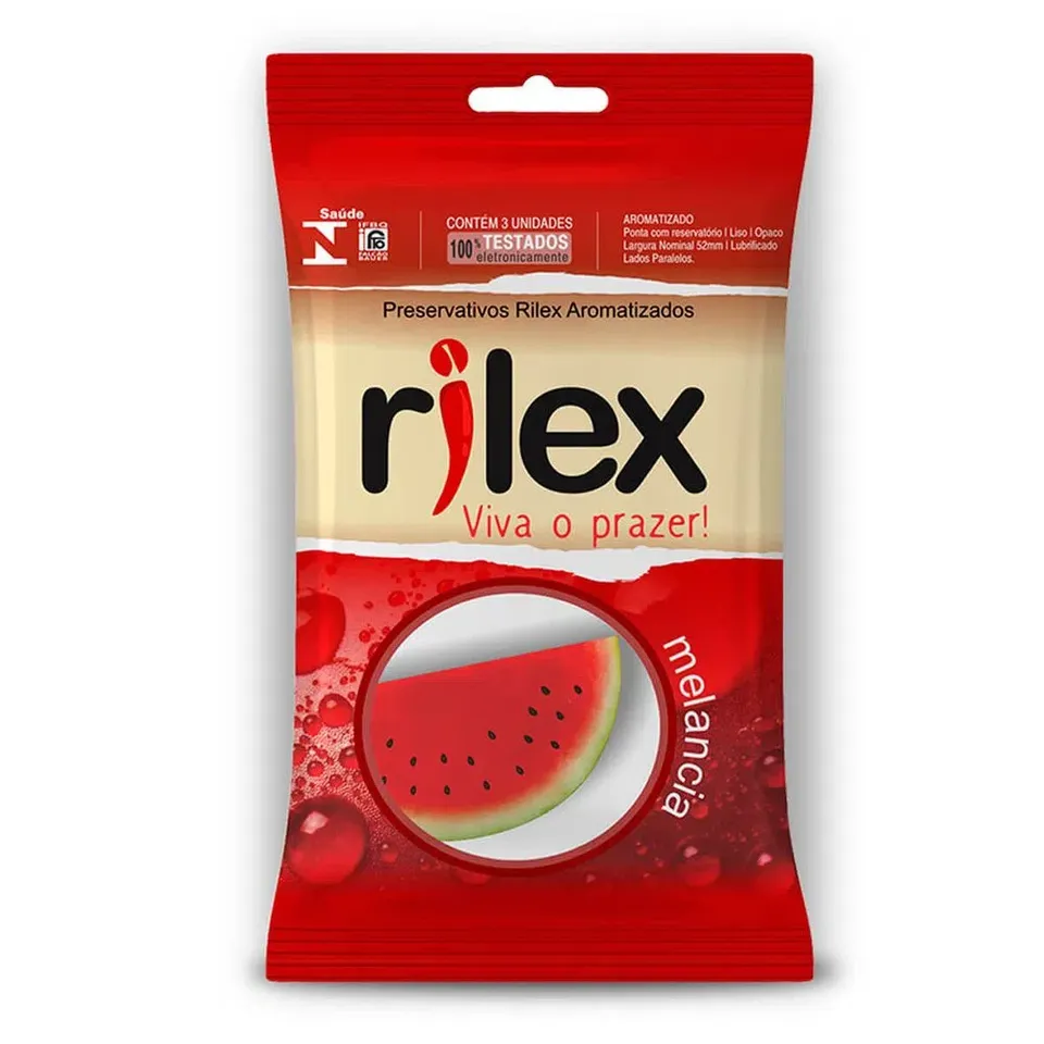 Preservativo com Aroma de Melancia – Rilex