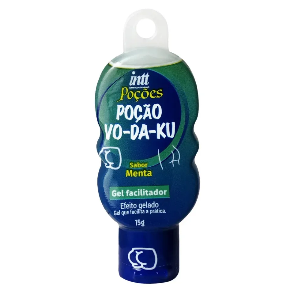 Vo-da-ku Gel Facilitador com Efeito Gelado 15 g Linha Poções – Intt