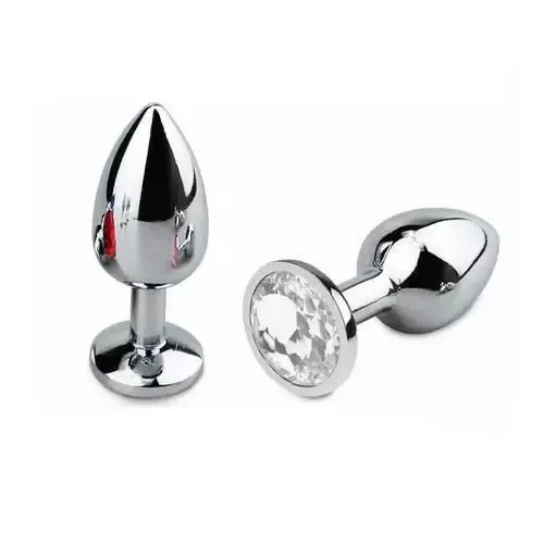 Plug Anal com Joia Redonda – Tamanho P – transparente