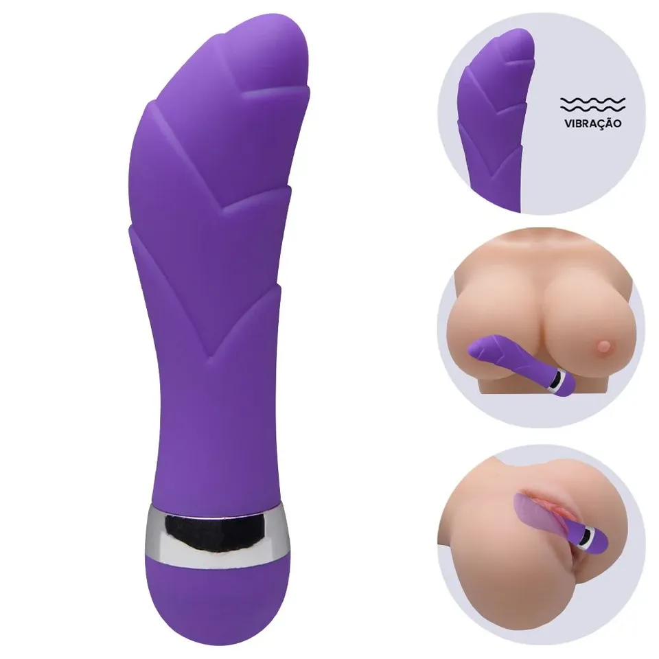 Vibrador com Relevo em Ondas Multivelocidade – pilha – Ref. 47726 — foto 1 de 2