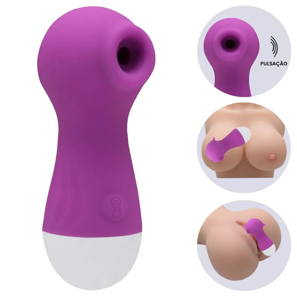 vibrador de clitóris com pulsação USB- 10 intensidades — foto 1 de 6