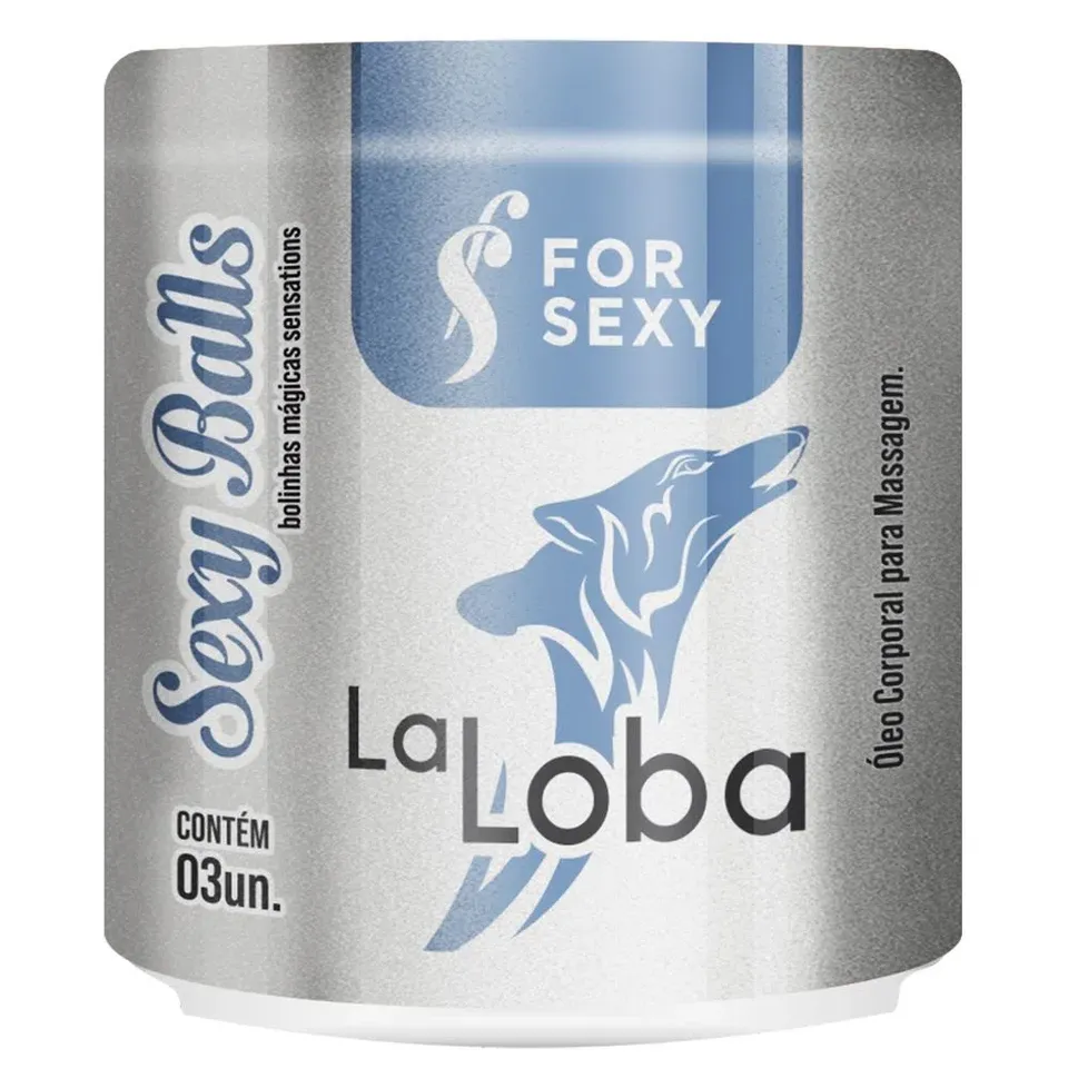 Bolinha La Loba ( Excita, Vibra, Aquece) 03 Unidades - For Sexy
