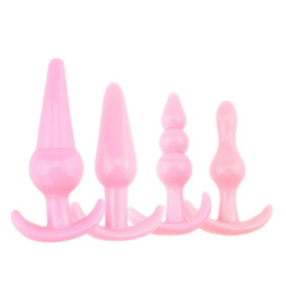 Kit Plug Anal 4 Peças – rosa — foto 1 de 2