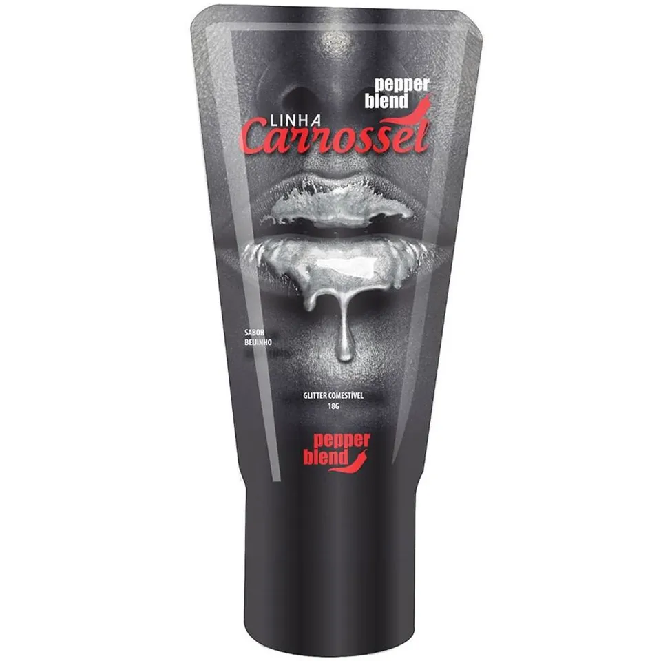 Carrossel Gel Comestível com Efeito Glíter 18 g Pepper Blend - Beijinho