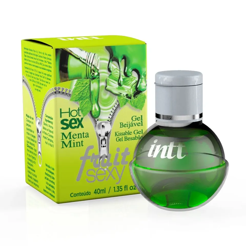 Fruit Sexy Gel Beijável Sabor Menta 40 ml – Intt