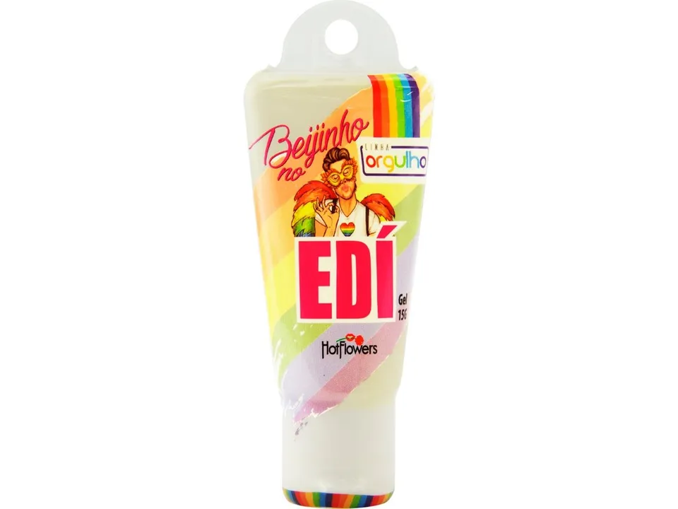 Beijinho no Edí Gel Beijo Grego 15 g (Tutti-Frutti) – Hot Flowers — foto 1 de 3