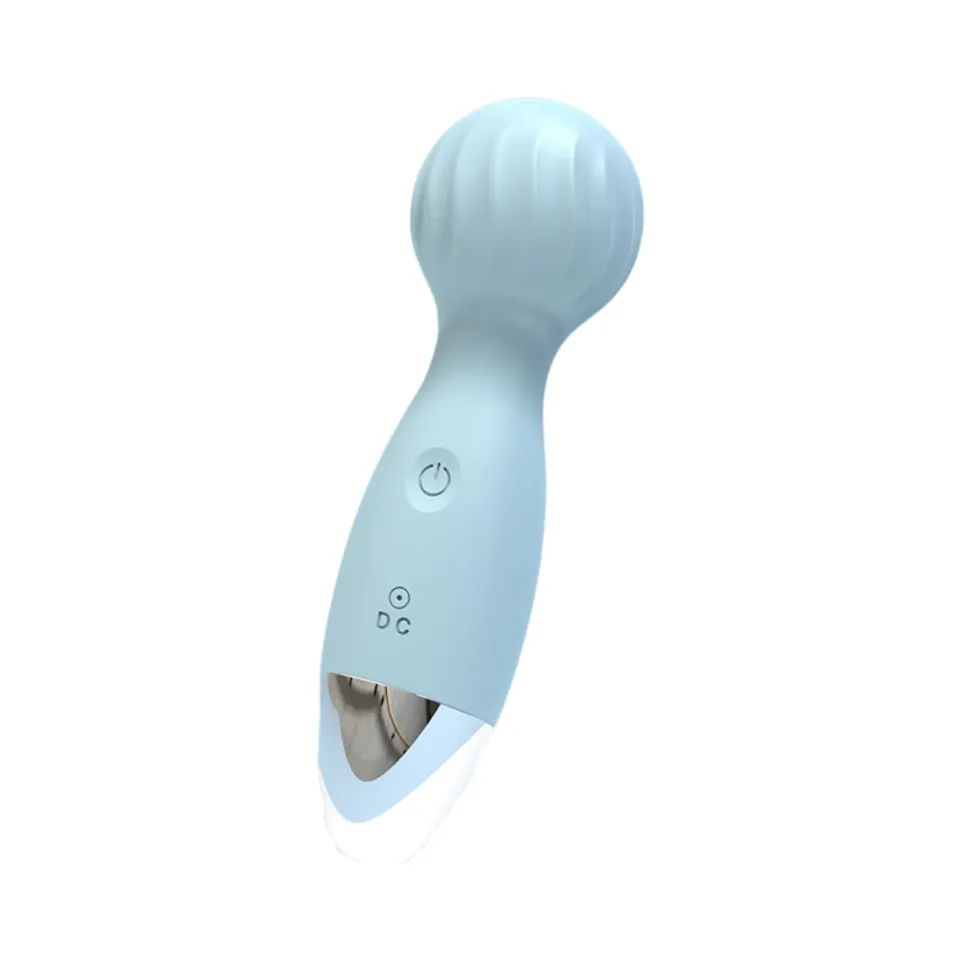 Estela -varinha mágica com texturas- 12 intensidades – Recarregável – Mini Massageador Vibracao — foto 1 de 6