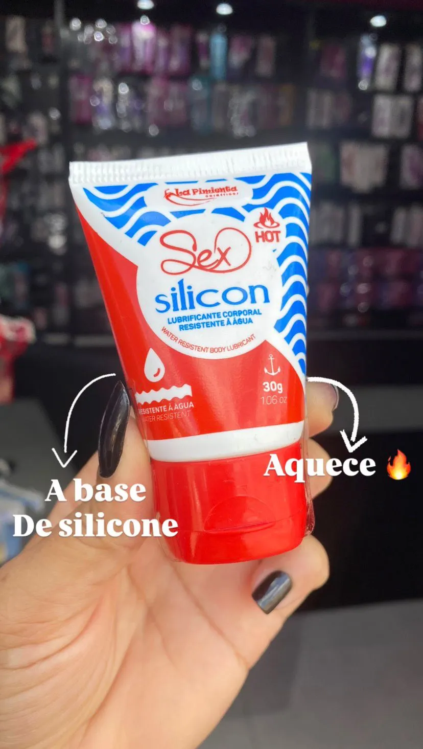 Aqua Silicon Lubrificante Hot Corporal Siliconado 30 g – La Pimienta