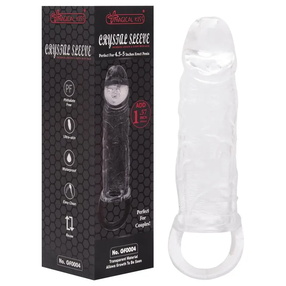 Capa Peniana com Suporte Extender Sleeve 19 cm — foto 1 de 3