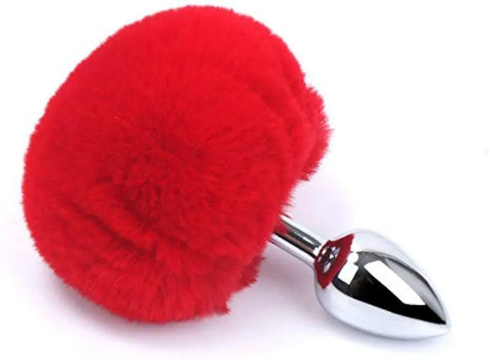 Plug anal com rabo de coelhinha – Tamanho P