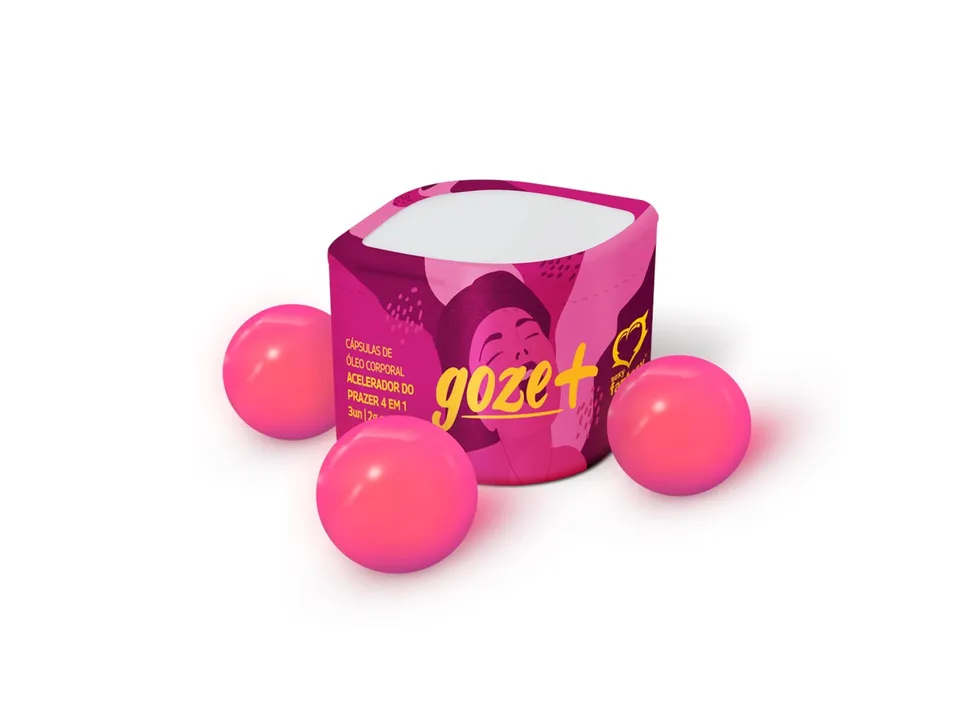 Bolinha Explosiva Goze+ Acelerador Cápsula (3 UN) – Sexy Fantasy