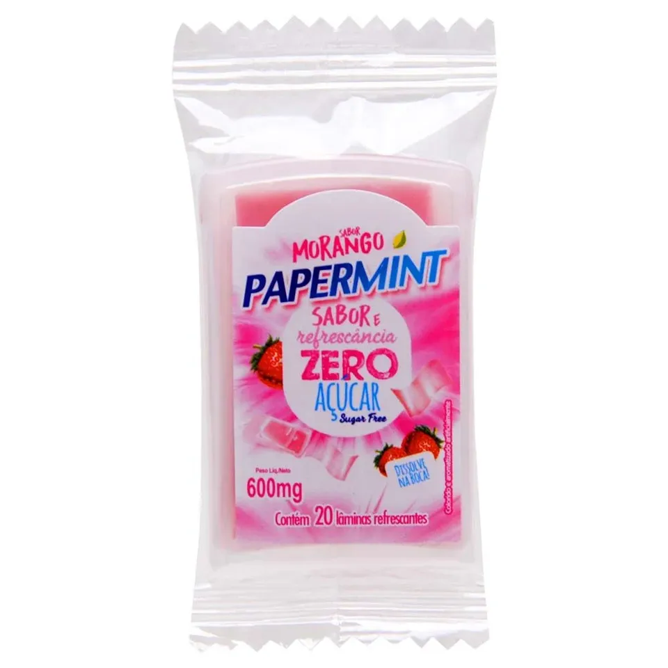 Lâminas Refrescantes morango