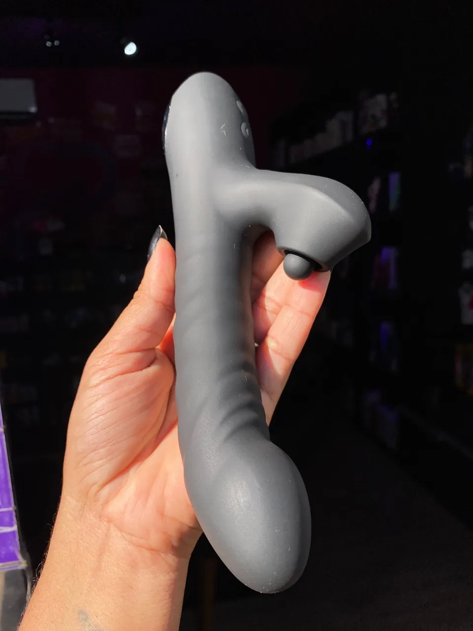 Vibrador vai e vem com pulsação no clitóris +Aquecimento 10 intensidades — foto 1 de 7