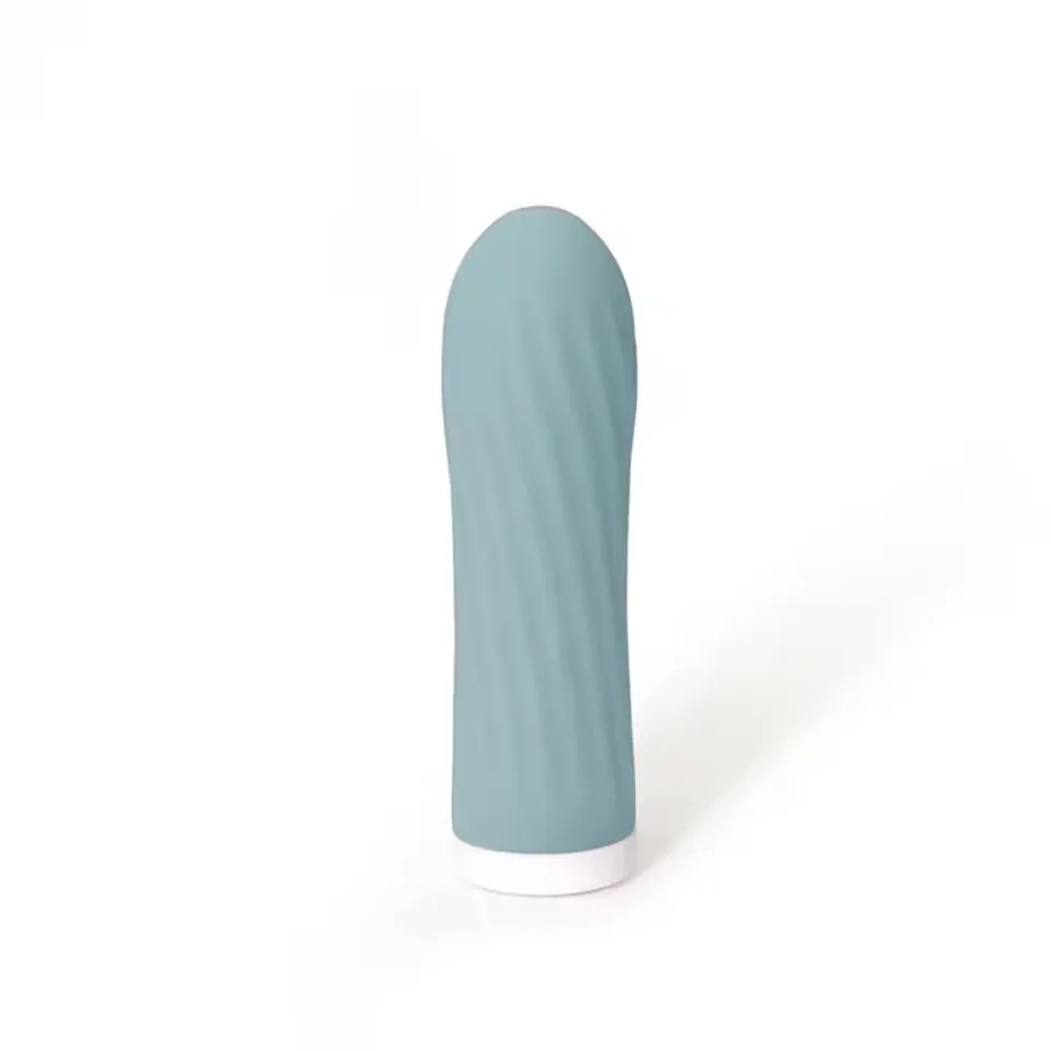 Cápsula vibratória bullet revestida em silicone 10 vibração – recarregável — foto 1 de 6