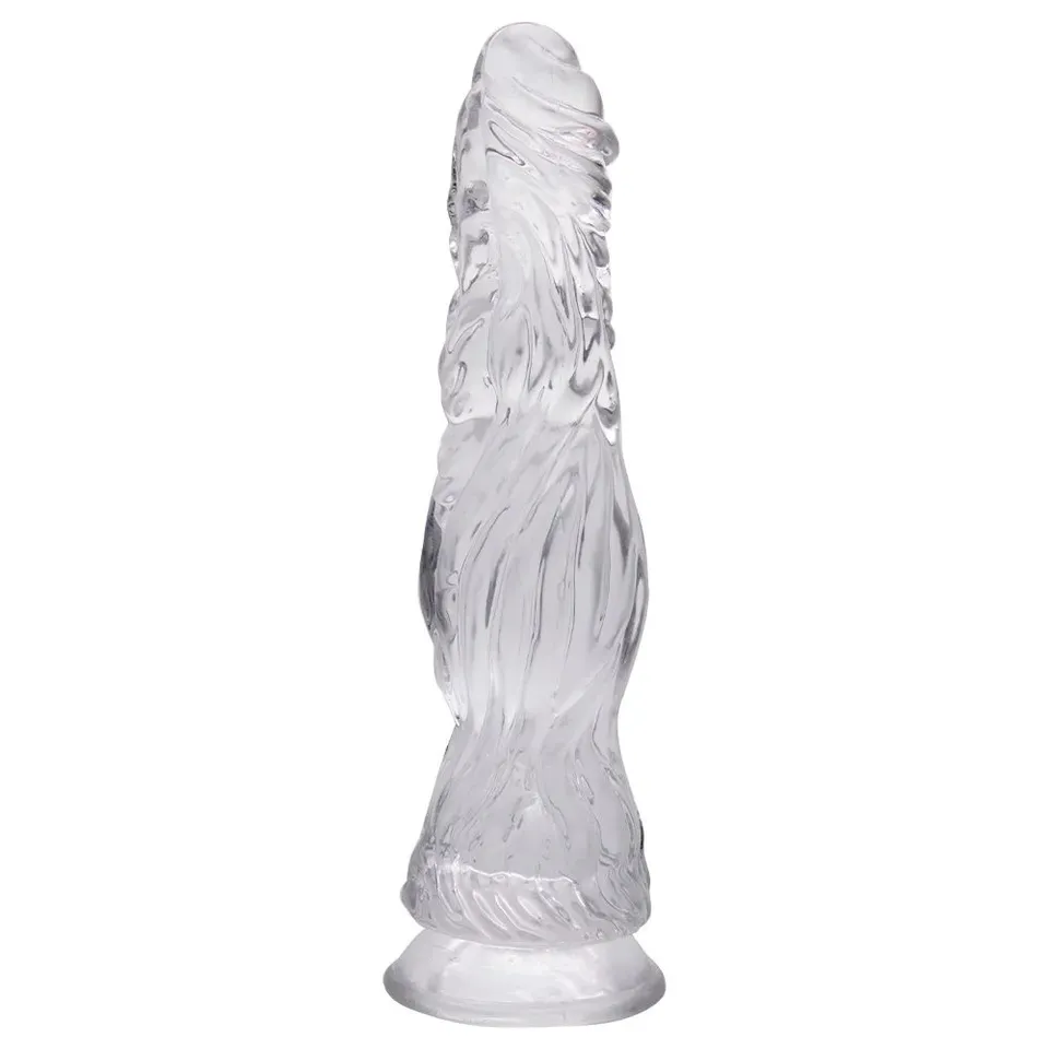 Plug Anal Dildo Monster 24,5 x 5,5 cm – transparente — foto 1 de 5