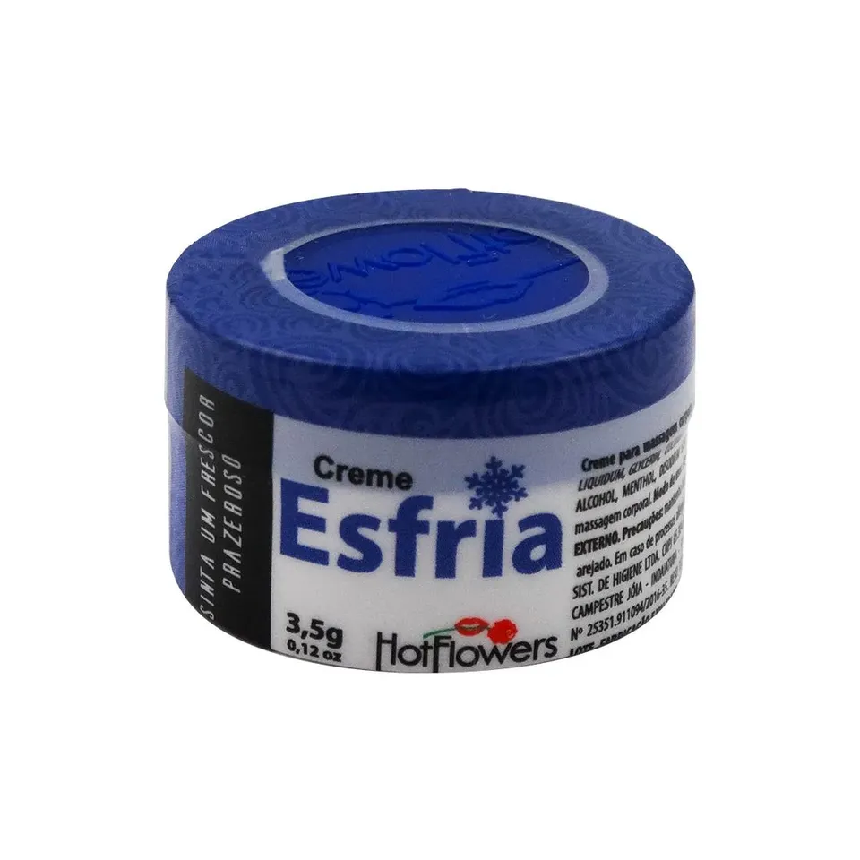 Creme Excitante Esfria Unissex 3,5 g – Hot Flowers