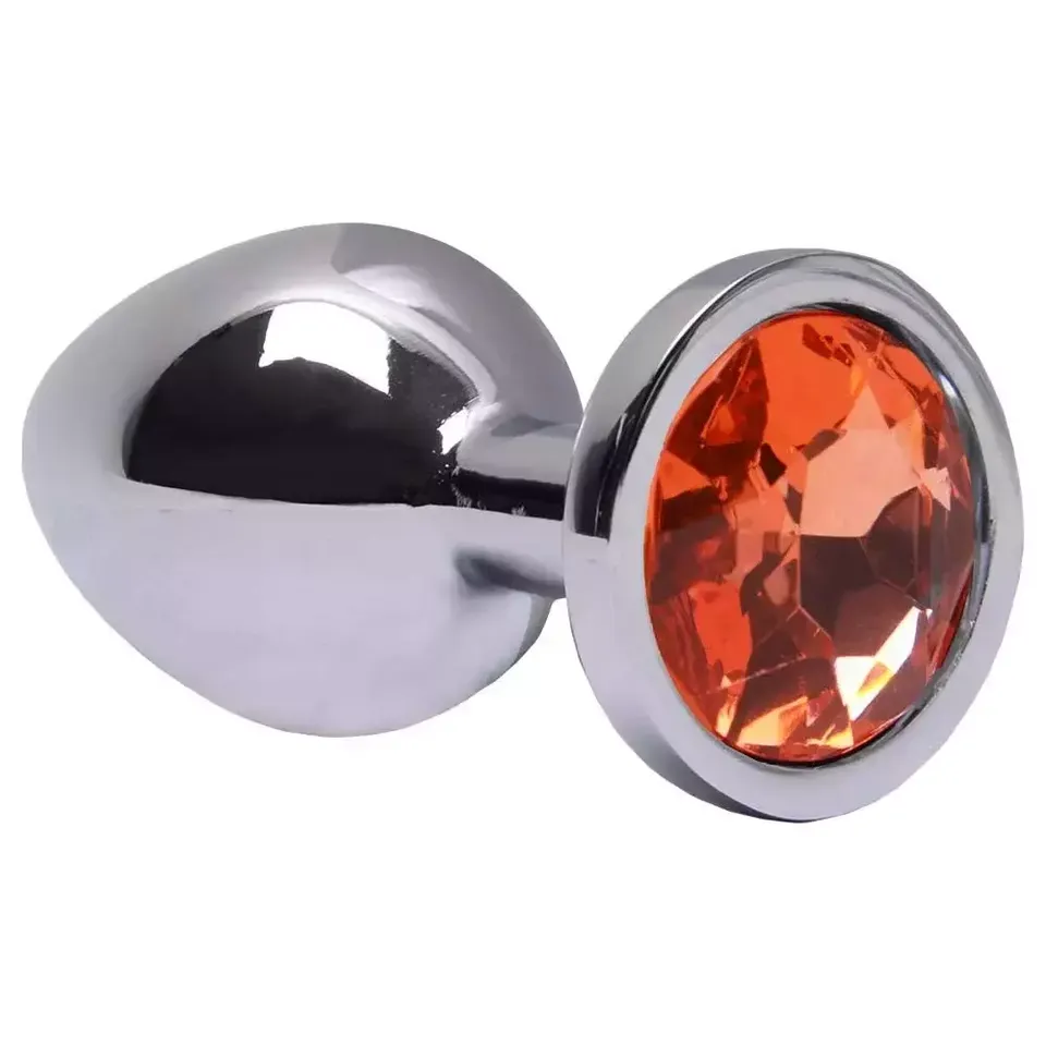Plug Anal com Joia Redonda – Tamanho M – dourado