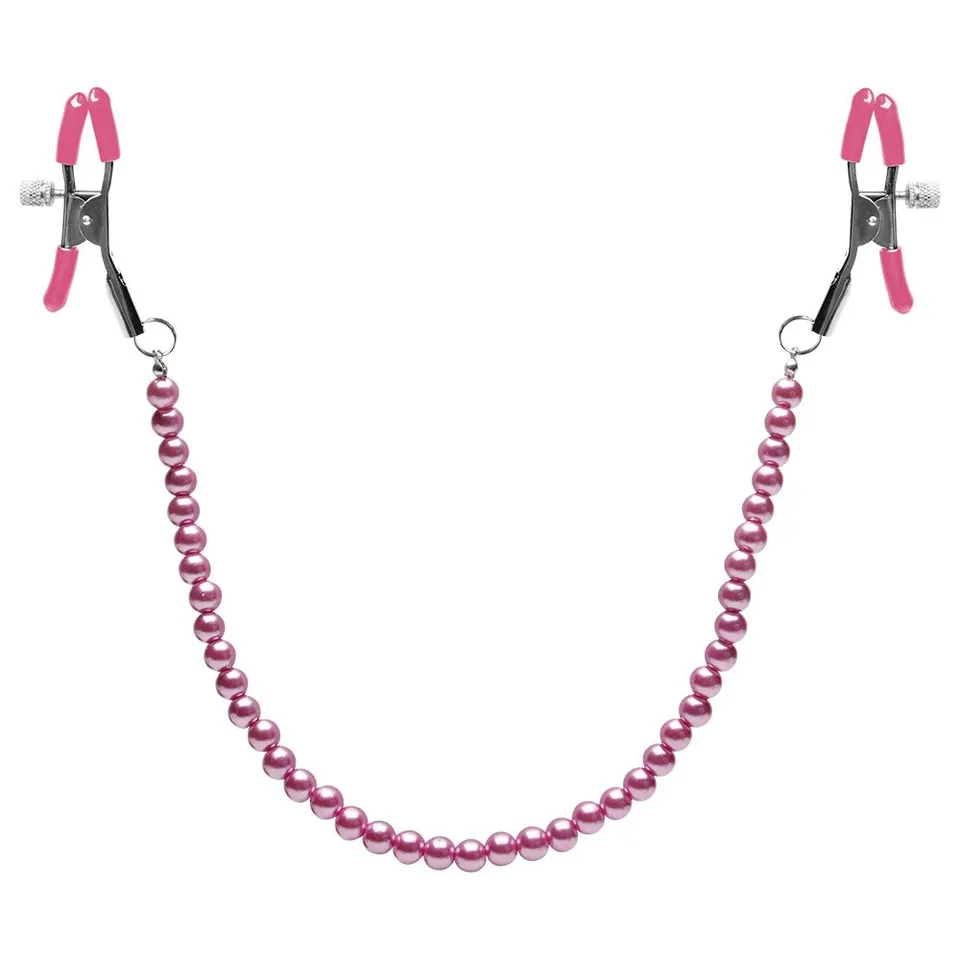Grampos para Mamilos Pérolas – rosa — foto 1 de 4