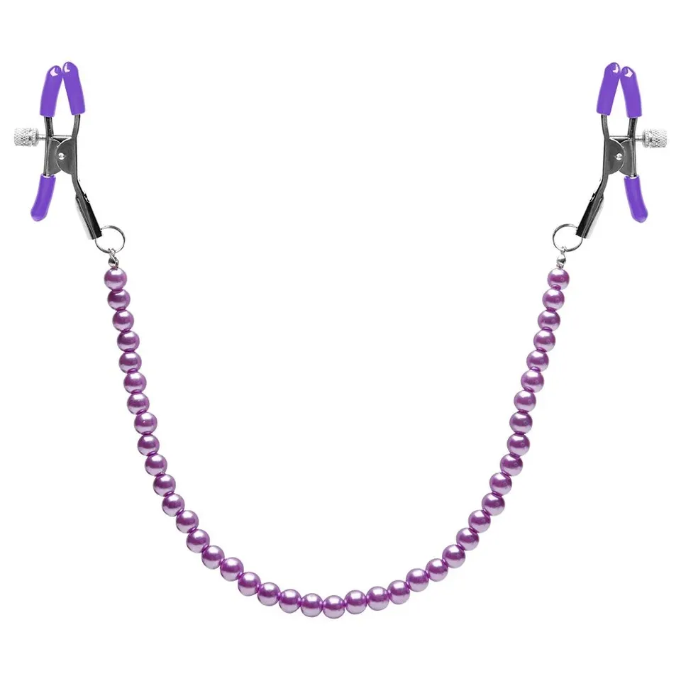 Grampos para Mamilos Pérolas – roxo — foto 1 de 4