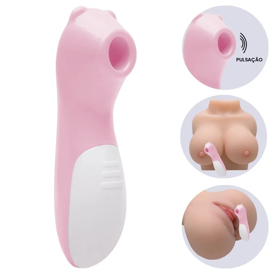 vibrador de Clitóris em formato de Urso com 10 intensidades – pilha – Youvibe — foto 1 de 6