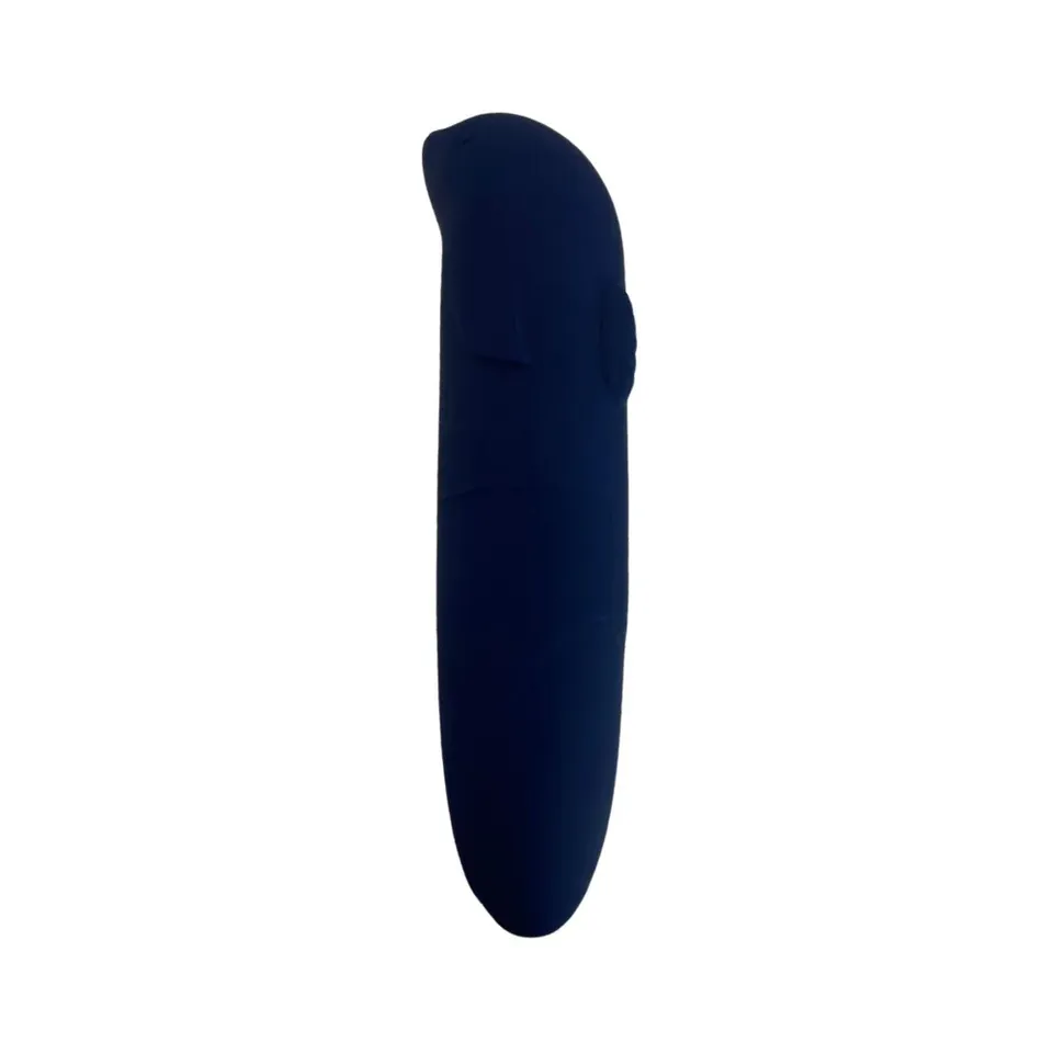 Vibrador Ponto G Golfinho Aveludado – azul marinho