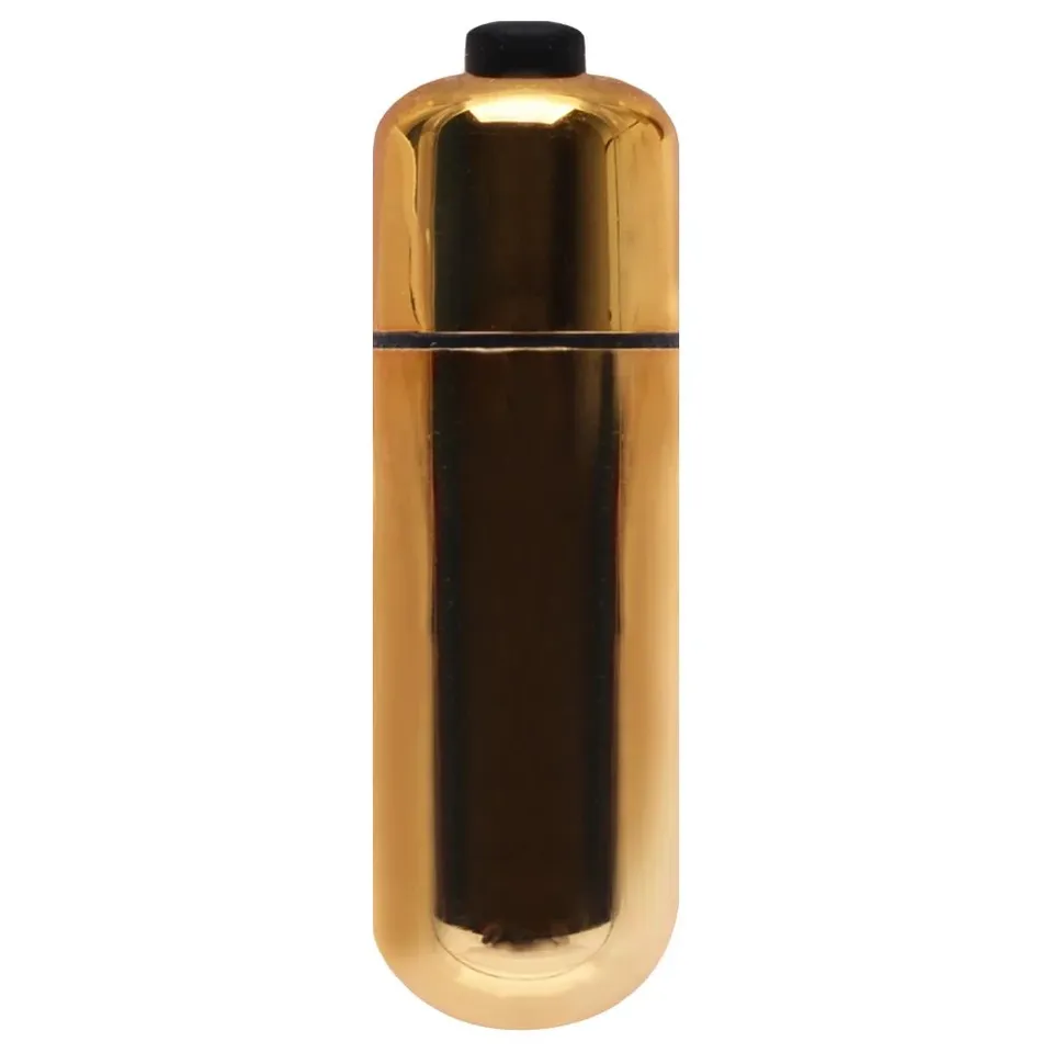 Vibrador clitoriano- 01 vibração – dourado — foto 1 de 4