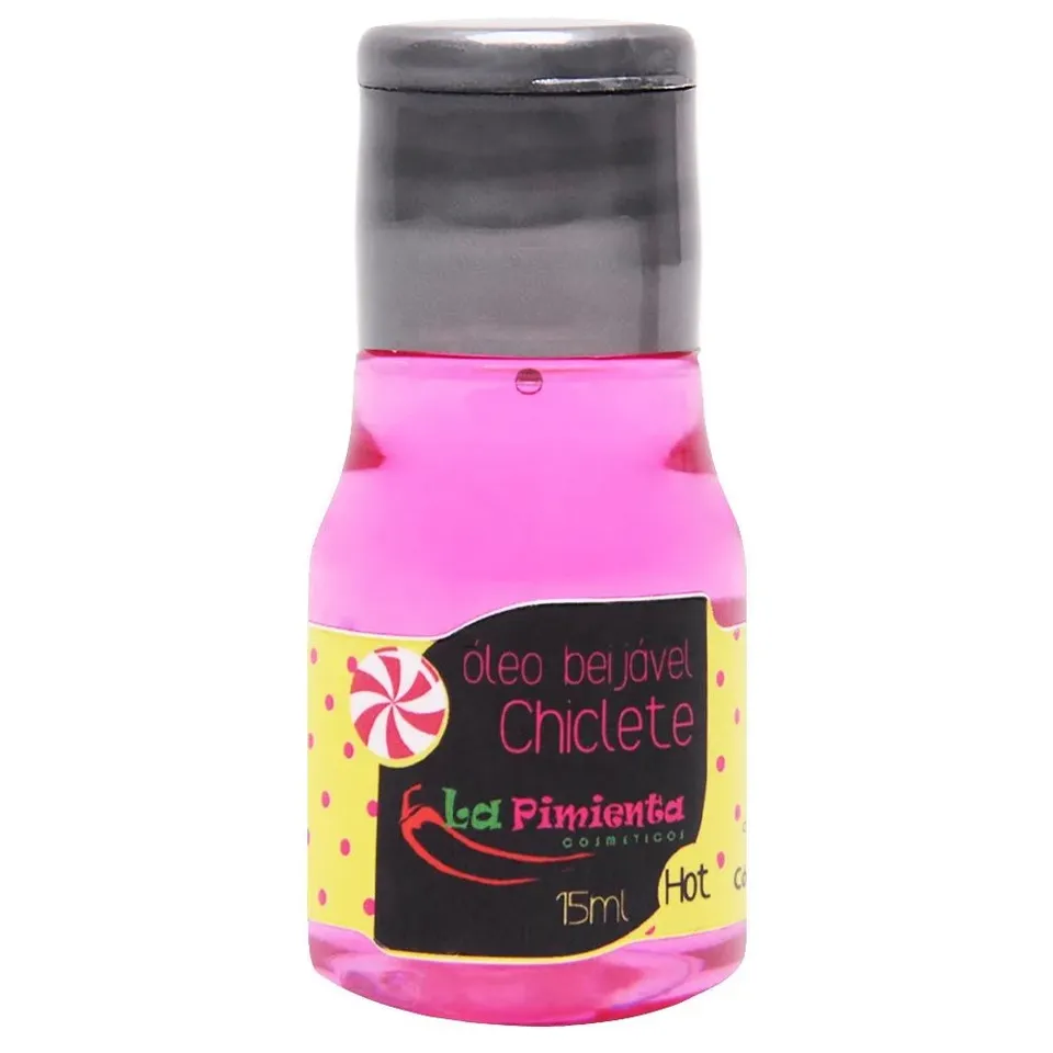 Óleo Beijavel chiclete Hot 15 ml (esquenta) – La Pimienta — foto 1 de 2