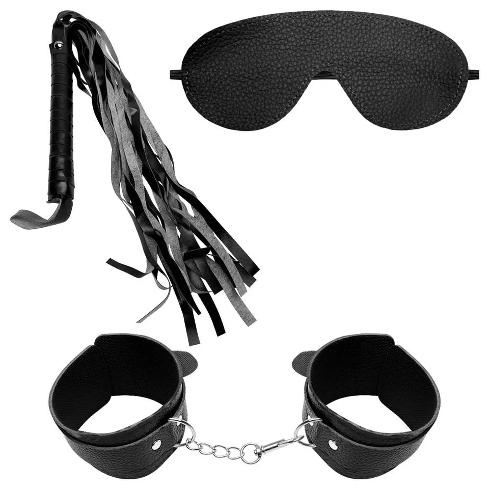 Kit Sado Erótico Chibata Bandage 4 peças – preto — foto 1 de 4