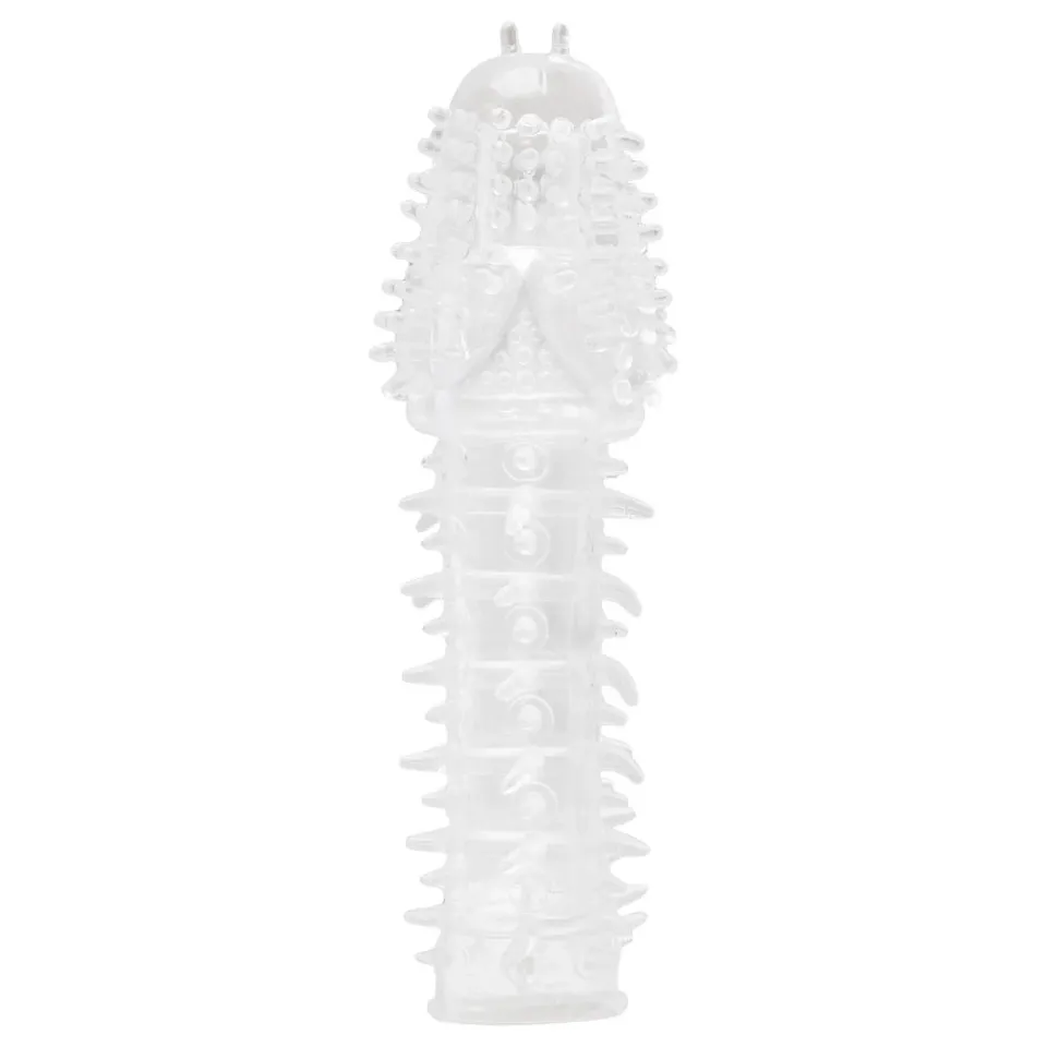 Capa Peniana Texturizada Flexível 14 cm – transparente — foto 1 de 3