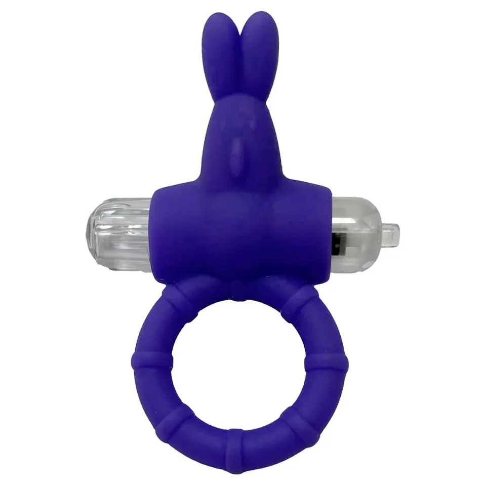 Anel Silicone Vibração Rabbit – roxo — foto 1 de 2