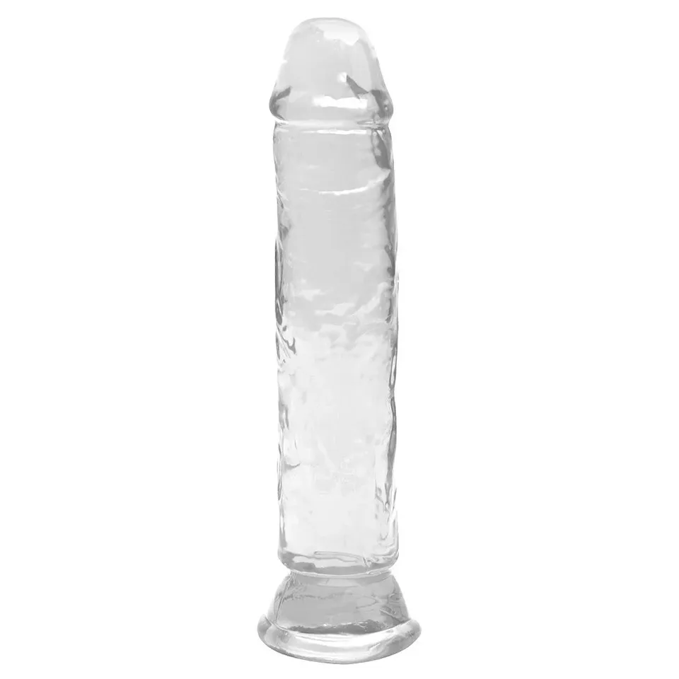 Pênis Realístico com Ventosa 25 x 4,2 cm – transparente