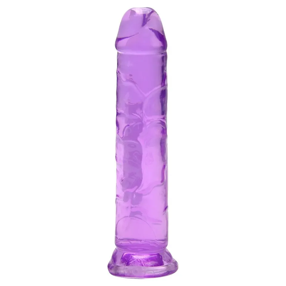Pênis Realístico com Ventosa 19 x 3,5 cm – roxo
