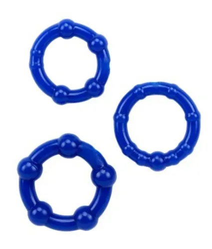 Kit Anel Peniano Retardador de Ereção – Azul