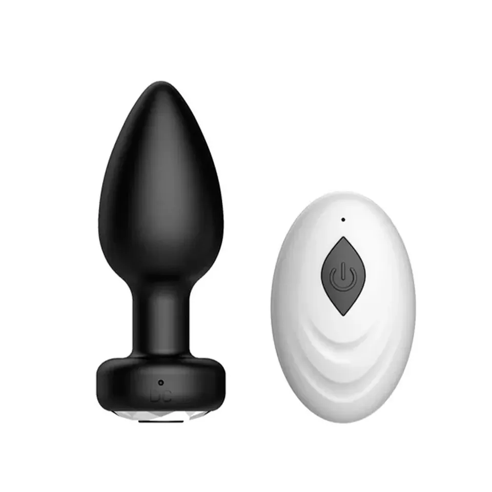 Plug Anal com vibração e controle remoto – recarregável — foto 1 de 4