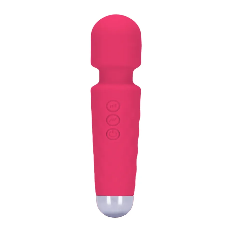 Vibrador varinha mágica com 10 vibração – Recarregável – Pink — foto 1 de 3